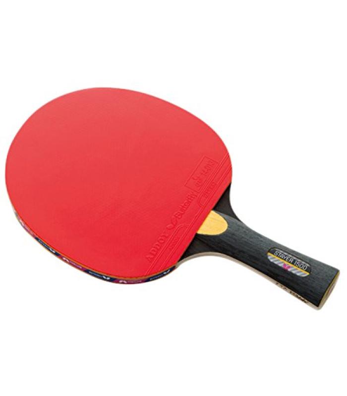 Butterfly Stayer 1500 Shakehand FL Table Tennis Racket with Rubber